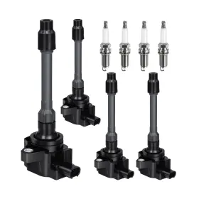 Gy-089 Gybenzi 4pcs Ignition Coil And Spark Plug Fit For Honda Civic Cr-v Crv 1.5l 2... Fast Ship