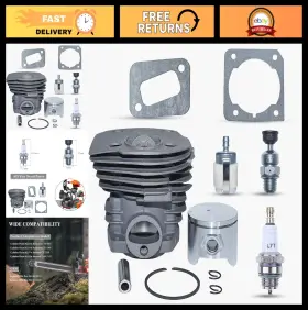 Haishine 712804502740 44mm Cylinder Piston Pin Ring Kit For Husqvarna 350 351 353 346 Jonsered Cs