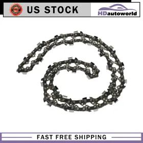 H0517741332ld Hdautoworld 3/8 Inch 18 Chainsaw Chain 62dl .050 Gauge Fits 345 240 262 36 357 136 137 41 33