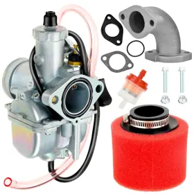 Cb078-red Hiaors Vm22 26mm Carburetor For Apollo Rfz 125cc 110cc Pit Dirt Bike Lifan Yx Xr50