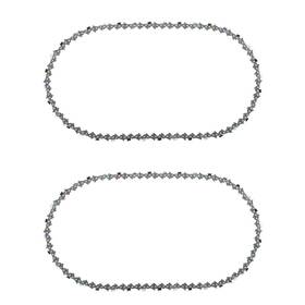 Hipa 72lg072g 2pcs 20 Inch Chainsaw Chain 3/8 Lp .050 72dl For Husqvarna 455 Full-chisel