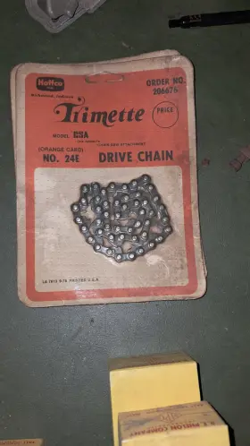 206676 Hoffco New Trimette Drive Chain 24e Oem 24 Link