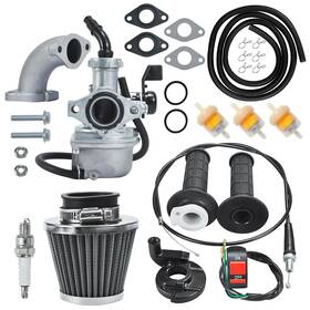 Holato Hlt-22hyq-b Pz22 Carburetor Carb Air Filter Throttle Handle Grips Cable Kit Black