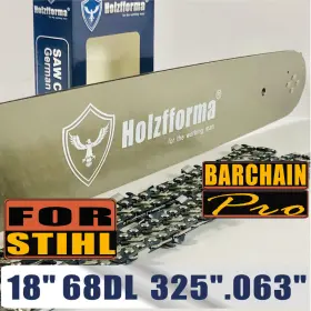 3005-000-4717 Holzfforma 18 Inch Bar And Saw Chain .325 .063 68dl For Many Stihl Chainsaw Ship From Us