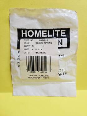 Homelite 64049-b Starter Spring Lock Vi944 Vi955 2000 2100 1130g 3100g Xl800 C72