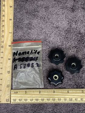 Homelite A-58882 3 Air Filter Nut Knobs New Old Stock Genuine Oem Replacements