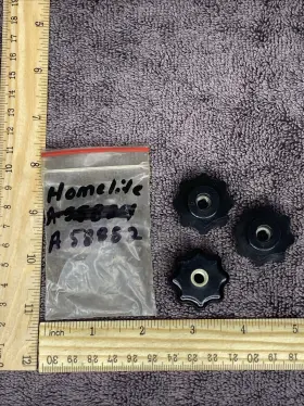 A-58882 Homelite 3 Air Filter Nut Knobs New Old Stock Genuine Oem Replacements