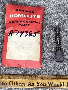 Homelite A-74385 1 Brush New Old Stock Genuine Oem Replacement Part Vintage