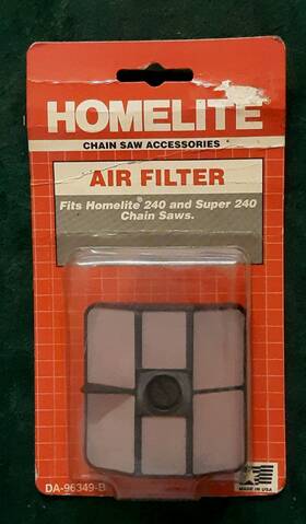 Homelite A-96349 Oem Da-96349-b Air Filter - Fits 240 Super Nos