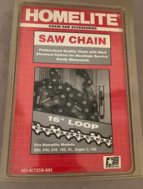 H1-n7259-nh Homelite Saw Chain H1-n7259 16 Inch Loop For Models 200 240 245 180 Xl Super 2 192