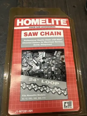J1-m7281-nh Homelite Chainsaw Chain 24 Inch Fits Xl-12 Sxl 330 360 410 Saws