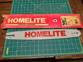 Homelite Pt-18371-f4 New Old Stock Chainsaw Guide Bar 16 Inch