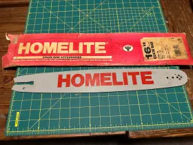 Pt-18371-f4 Homelite New Old Stock Chainsaw Guide Bar 16 Inch