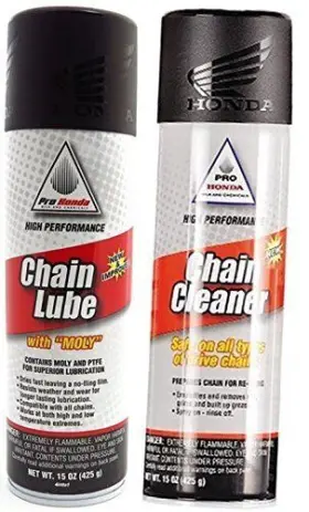 Honda 638455108790 Pro Chain Lube 15oz And Cleaner Combo Kit
