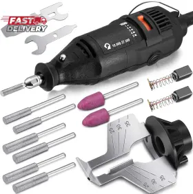 Honoson 313032393386 Electric Chainsaw Sharpener Kit 180w Power Chain Saw Sharpen Tool Set With 6 Dia