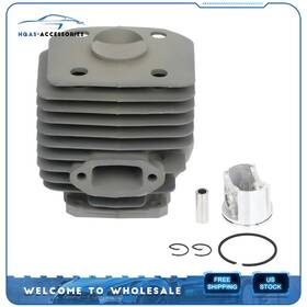 Hqas-accessories Hq107725a01 Cylinder Piston Kit Pin And Ring Circlips Fits Husqvarna 261 262 262xp Chainsaw