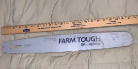 107798 Husqvarna Farm Tough 18 Inch Chainsaw Bar Oem .058 3/8 68dl