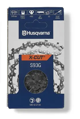 585422144 Husqvarna 193028000265 X-cut S93g Chains Orange/gray
