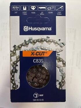 Husqvarna 193028437092 Part# 585 55 12-05 C83s Chainsaw Chain X-cut 32 Inch 3/8 .050 105dl