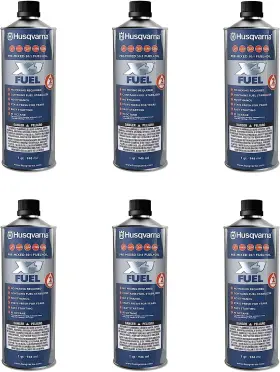584309701 Husqvarna 445030761768 Xp Pre-mixed 2-stroke Fuel And Engine Oil Quart 6 Pack