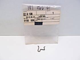 Husqvarna 501522901 Oem Throttle Push Rod Link Models 266 66 61 162 181