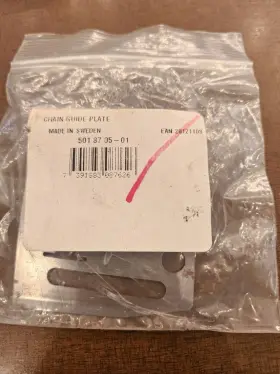 501763201 Husqvarna New Genuine Chain Guide Plate 501 87 05-01 - Fits Model 51 55 50 154