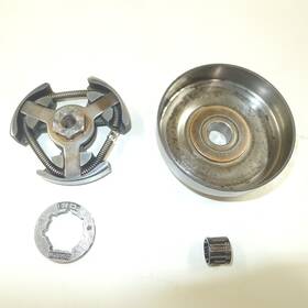 Husqvarna 501778501 Oem Clutch Complete Fine Threads Sprocket Models 272 268 266 61 66