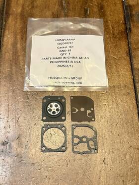 Husqvarna 502080201 Carburetor Gasket Kit 445 450 Rancher Ii Genuine Oem