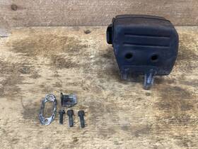 Husqvarna 503406501 268 272 61 K Xp Good Used Oem Muffler Exhaust Kit With Hardware