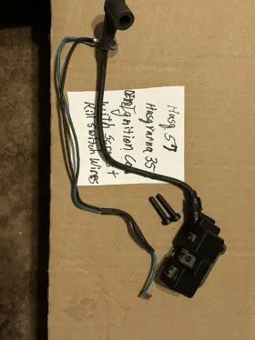 Wireshu57 Husqvarna 51.7cc 353 Chainsaw Oem Ignition Coil. Tested And Working. Screws