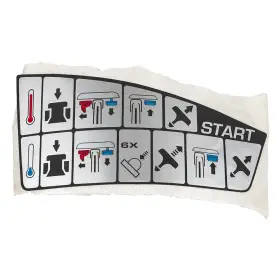 525572002 Husqvarna Start Instruction Decal Craftsman K970 I Chainsaw