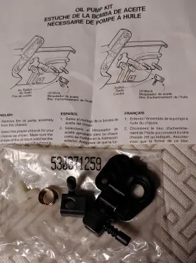 530071259 Husqvarna 53071259 Genuine / Poulan Oil Pump Kit W Instructions 71259