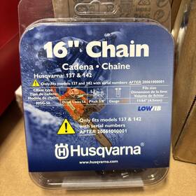 Husqvarna 531308147 Genuine Oem 16 Inch 3/8 .043 56 Dl 90sg Lo-pro Saw Chain Loop