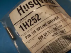 539000786 Husqvarna New Oem Pin 1/4 Spline Driver Ko13