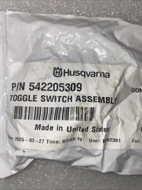 542205309 Husqvarna For Toggle Switch Assy