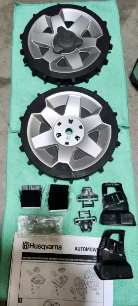 581889711 Husqvarna Rough Terrain Wheel Kit Automower 430x 430xh 450x 450xh Oem