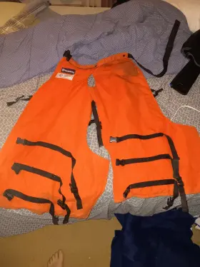 585032502 Husqvarna Chain Saw Chaps Used