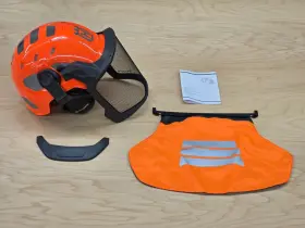 585058401 Husqvarna New Forestry Helmet Technical Visor And Neck Protection - 588 64 60-01