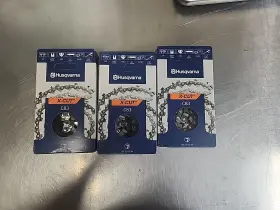 585550093 Husqvarna 3 Pack Oem X-cut C83 28 Inch Chainsaw Chain 3/8 .050 Gauge 93dl