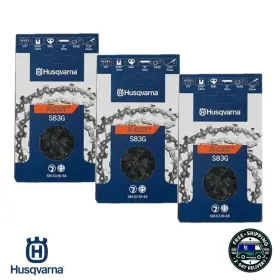 585639068 Husqvarna 3 Pk Genuine 18 Inch 3/8 .050 68 Dl Chainsaw Chain Loop S83g