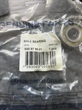 585975001 Husqvarna Ball Bearing Genuine Oem Part