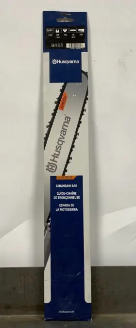 596199872 Husqvarna 18 Inch Guide Bar .325 Pitch .058 Gauge 72 Drive Links