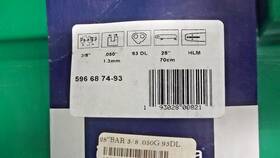 Husqvarna 596687493 Ht380 X-tough Chainsaw Bar 3/8 Pitch .050 Gauge - 28 Inch 596687493v St16