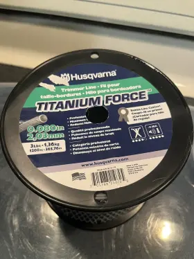 Husqvarna 705788210725 Titanium Force Trimmer Line 0.080 Inch 2.0 Mm 1200ft 3 Lbs. Weed Whacker