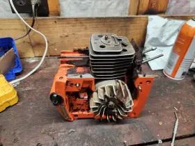 7983202308 Husqvarna 44 Chainsaw Crankcase Engine Case Assembly Orange/black Metal Mpn