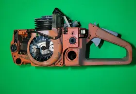 9410856 Husqvarna 50 Rancher Chainsaw Crankcase / Rear Handle Parts