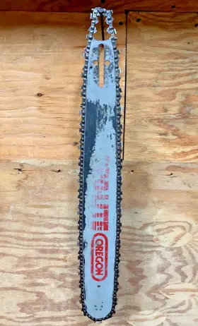 87078wi Husqvarna Oregon Mac Good Used Pro-lite K095 Chainsaw 20 Inch Bar And Chain .050 0.325
