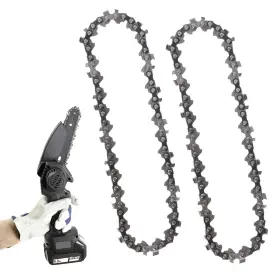 632902 Innohhustle 6 Inch Mini Chainsaw Chain 2 Pcs Chains For Cordless Electric Portable Chai