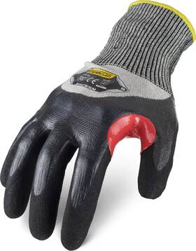 Ironclad Skc5sn-04-l Command Touchscreen Nitrile Cut Resistant Glove Large Black/gray