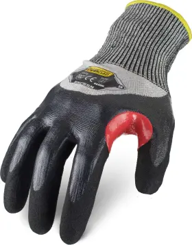 Skc5sn-04-l Ironclad Command Touchscreen Nitrile Cut Resistant Glove Large Black/gray